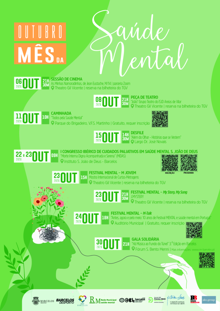 Mês da Saúde Mental em Barcelos – 2026
